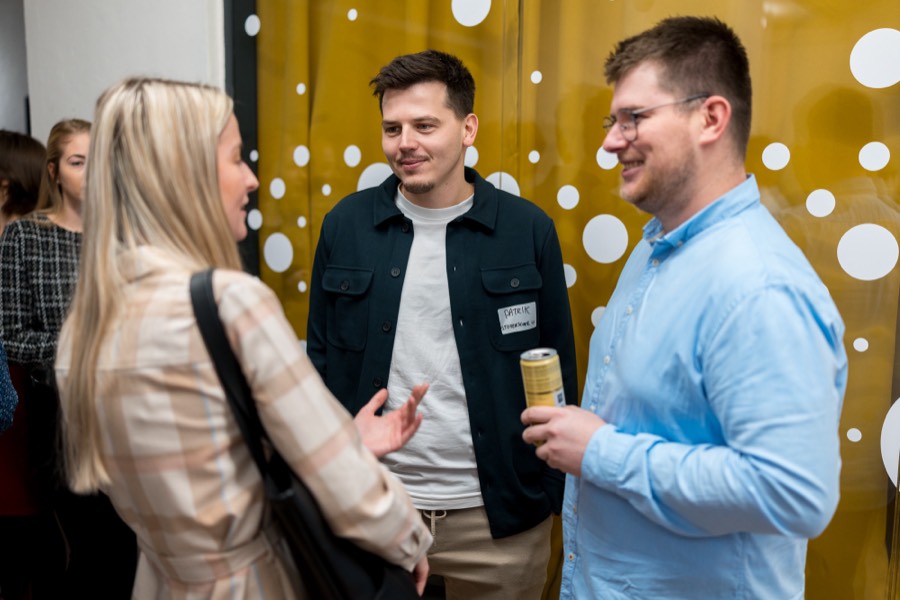 Running into Customerscore.io customers at a community event